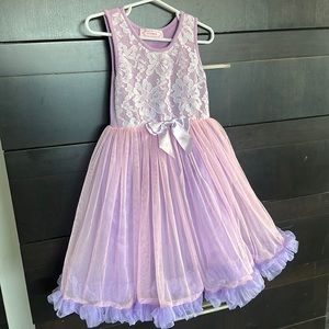 Popatu pink and lavender sleeveless “princess” dress.